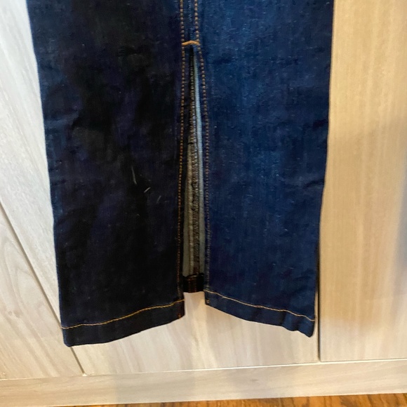 GILI NWOT 10 p Dual Stretch Back Slit Flared Denim - Picture 5 of 7